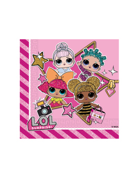 90859 SALVETE PAPIRNE LOL 33x33 cm