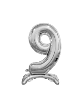 BC-ASS9 FOLIJSKI BALON SILVER br.9 74cm