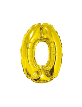 FG-C35Z0 FOLIJSKI BALON ZLATNI br.0, 35 cm