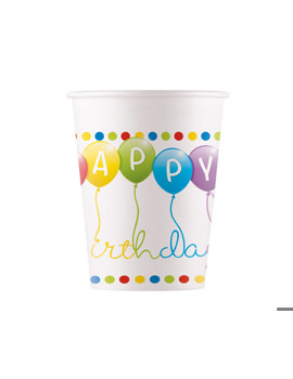 91441 PAPIRNA ČAŠA Happy Birthday 200 ml 8/1 93461