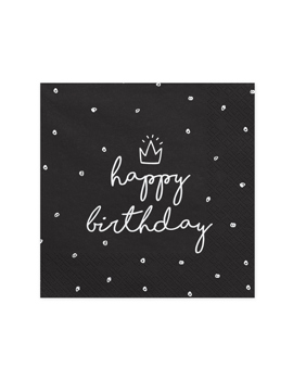 SP33-15-010 SALVETE PAPIRNE HAPPY BIRTHDAY 33x33 cm