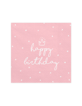 SP33-15-081J SALVETE PAPIRNE HAPPY BIRTHDAY 33x33 cm
