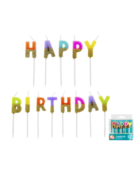 SF-SPHB SVIJEĆE HAPPY BIRTHDAY