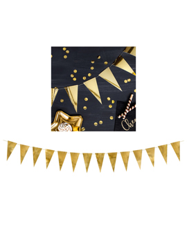 FLG13-019M BANER ZLATNI 215x13cm
