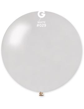 GM30-29 BALON METALIK BIJELI 80cm