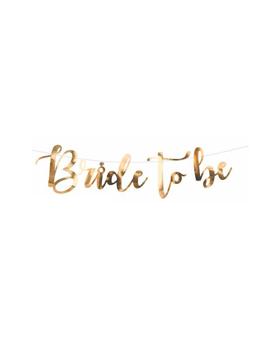 GRL85-019M BANER BRIDE TO BE 80x18cm