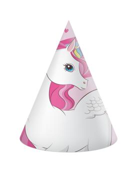 93762A PAPIRNE KAPE UNICORN RAINBOW 6/1