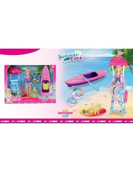 MKS891727 LUTKA U KUPAĆEM KOSTIMU, LJETNA TEMA ZA VRIJEME PLAŽE 42x32 cm