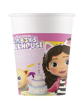 95756 PAPIRNA ČAŠA GABBY'S DOLLHOUSE 200ml,8/1