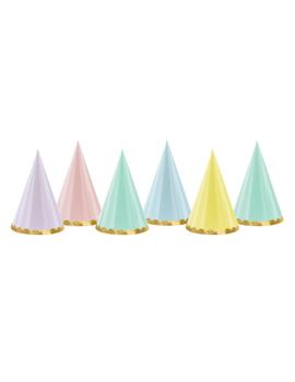 CPP24 PAPIRNA KAPA MIX BOJE SA METALIK ZLATNIM PRINTOM 1/6, 16cm
