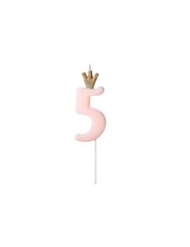 SCU6-5 SVIJEĆA PINK br,5, 9,5cm