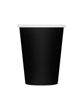 PF-KJCN PAPIRNA ČAŠA CRNA, 250ml, 6/1
