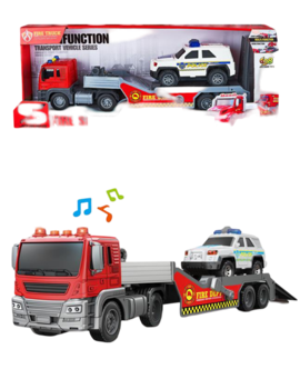 MKV786496 TERETNA PRIKOLICA S POLICIJSKIM VOZILOM 52,5x12,5 cm /