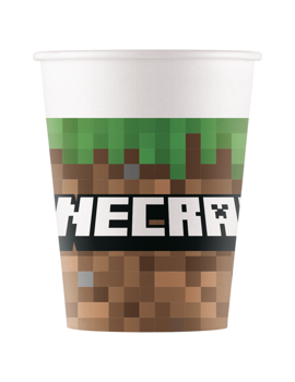 95442 PAPIRNA ČAŠA MINECRAFT 200 ml, 8 kom