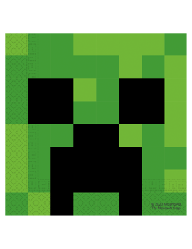 95443 PAPIRNA SALVETA MINECRAFT 33x33 cm, 20 kom