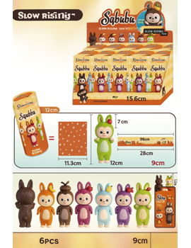 575455 LABUBU LUTKA SONNY ANGEL MINI VOĆE 10x5 cm
