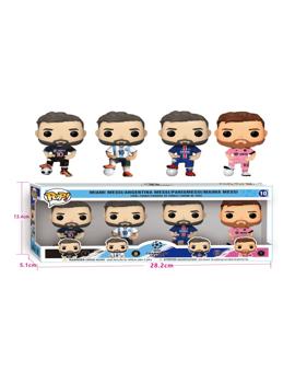MKX755624 4 figurice nogometnih zvijezda 28x5x13 cm "