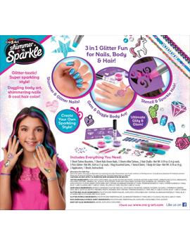65501 Shimmer & Sparkle 3u1 – kreativni glitter set za ukrašavanje
