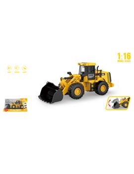MKQ596601 DJEČJI BULDOŽER NA INERCIJSKI POGON (NA POTEZ) 29x12x12x cm *