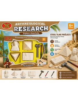 MKR451250 DJEČJI SET ZA EGIPATSKO ARHEOLOSŠKO ISKOPAVANJE 4 KOM S ČEKIĆEM *