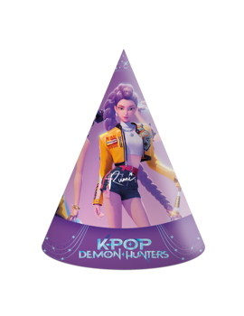 98643 Papirna kapa K-POP DEMON HUNTERS 6kom