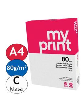 8750 FOTOKOPIRNI PAPIR MY PRINT A4/80 gr