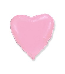 206500RS FOLIJSKI BALON SRCE PUDERASTO RUŽIČASTA 75 cm