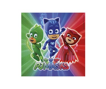 88633 SALVETE PAPIRNE PJ MASKS 33x33 cm, 20/1