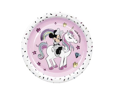 90327 PAPIRNI TANJURI MINNIE METALLIC DISNEY 23 CM, 8/1
