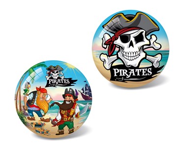 11-3092 LOPTA PVC PIRATI 14 cm