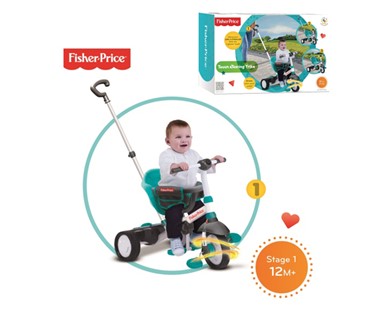 3150933 TRICIKL FISHER-PRICE CHARM TOUCH STEERING,PLAVI,12M+