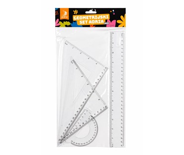 0052 GEOMETRIJSKI SET ADRIA 30 cm