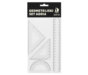 0052 GEOMETRIJSKI SET ADRIA 30 cm