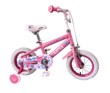 G12BA615 BICIKL ADRIA KIDS PINK 12"