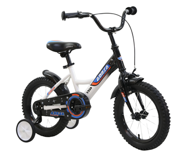 G14BA667 BICIKL ADRIA KIDS CRNO-BIJELO 14"