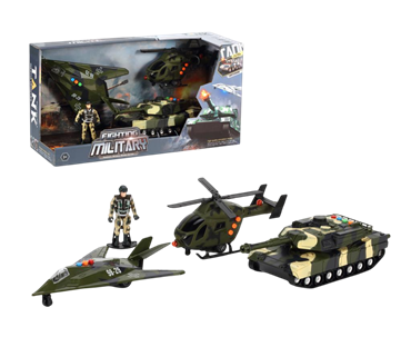 MKV678919 LOVAC HELIKOPTER I VOJNI SET 48,5x17 cm *