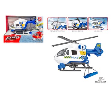 MKW642531 INERCIJSKI POLICIJSKI HELIKOPTER U MJERILU 1:20 (22x10cm) "