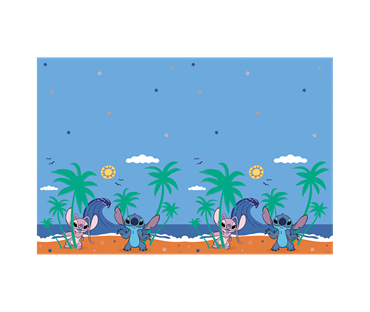 96911 PLASTIČNI STOLNJAK STITCH & ANGEL  120x180 cm