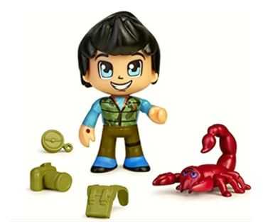 70016391 PINYPON ACTION - FIGURA PUSTOLOVA I ŽIVOTINJA 11x6x14,5 cm