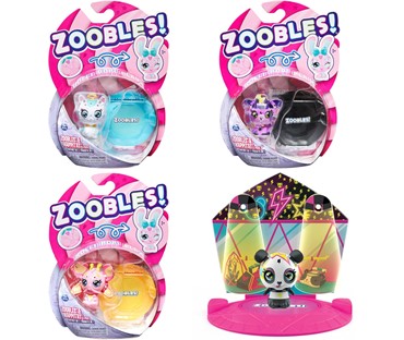 6061364 ZOOBLES SECRET PARTIE - set od 2 figure 15x6x20 cm