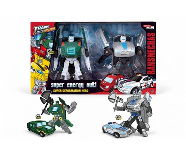 MKX799256 2 automobila – transformacijski roboti 32x8x21 cm "
