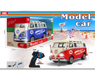 MKY185635  2.4G daljinski upravljani putni automobil s rasvjetom i obojenim kućištem, 26,5 × 11 /
