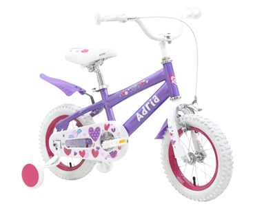 G12BA615 BICIKL ADRIA KIDS LJUBIČASTO 12".