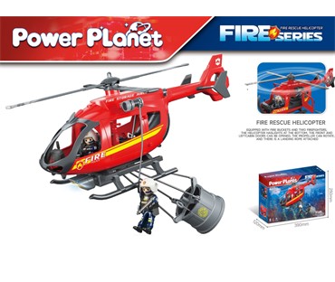 MKT868416 Vatrogasni helikopter sa svjetlosnim efektima.39x12x25cm*