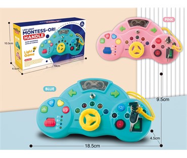 MKU787109 Glazbena Montessori aktivnostna ploča za razvoj fine motorike i osjetila.18x9x4cm*