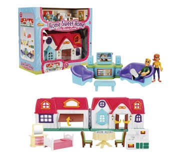 05676 Dječji set za igru "Home Sweet Home" s dodacima, 14 kom