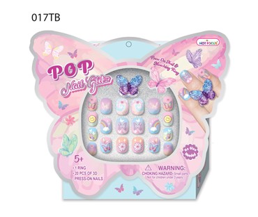 017TB Dječji set za igru – umjetni nokti (HOT FOCUS)